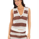 Stripe Crochet Short