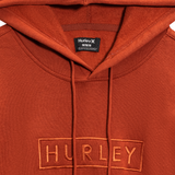 Boxed Logo Fleece Pullover Hoodie