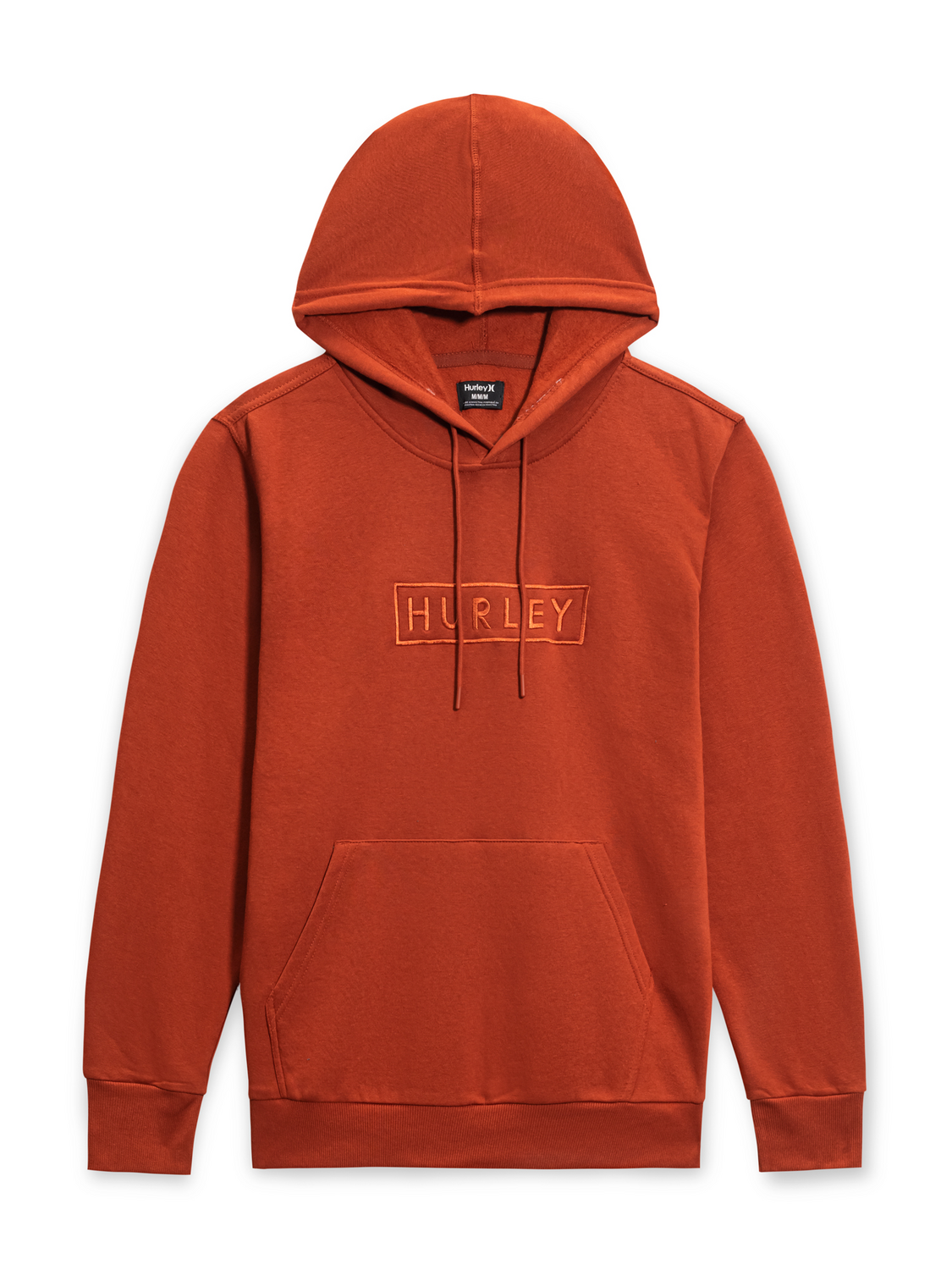 Boxed Logo Fleece Pullover Hoodie