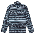 Patterned long-sleeve shirt on a white background