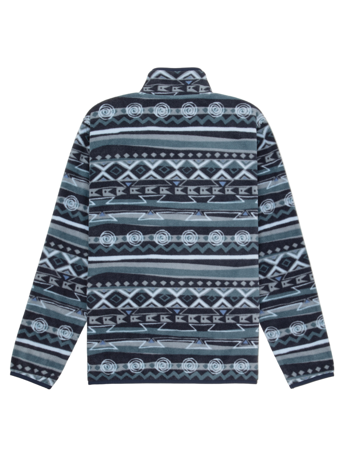 Patterned pullover on a white background