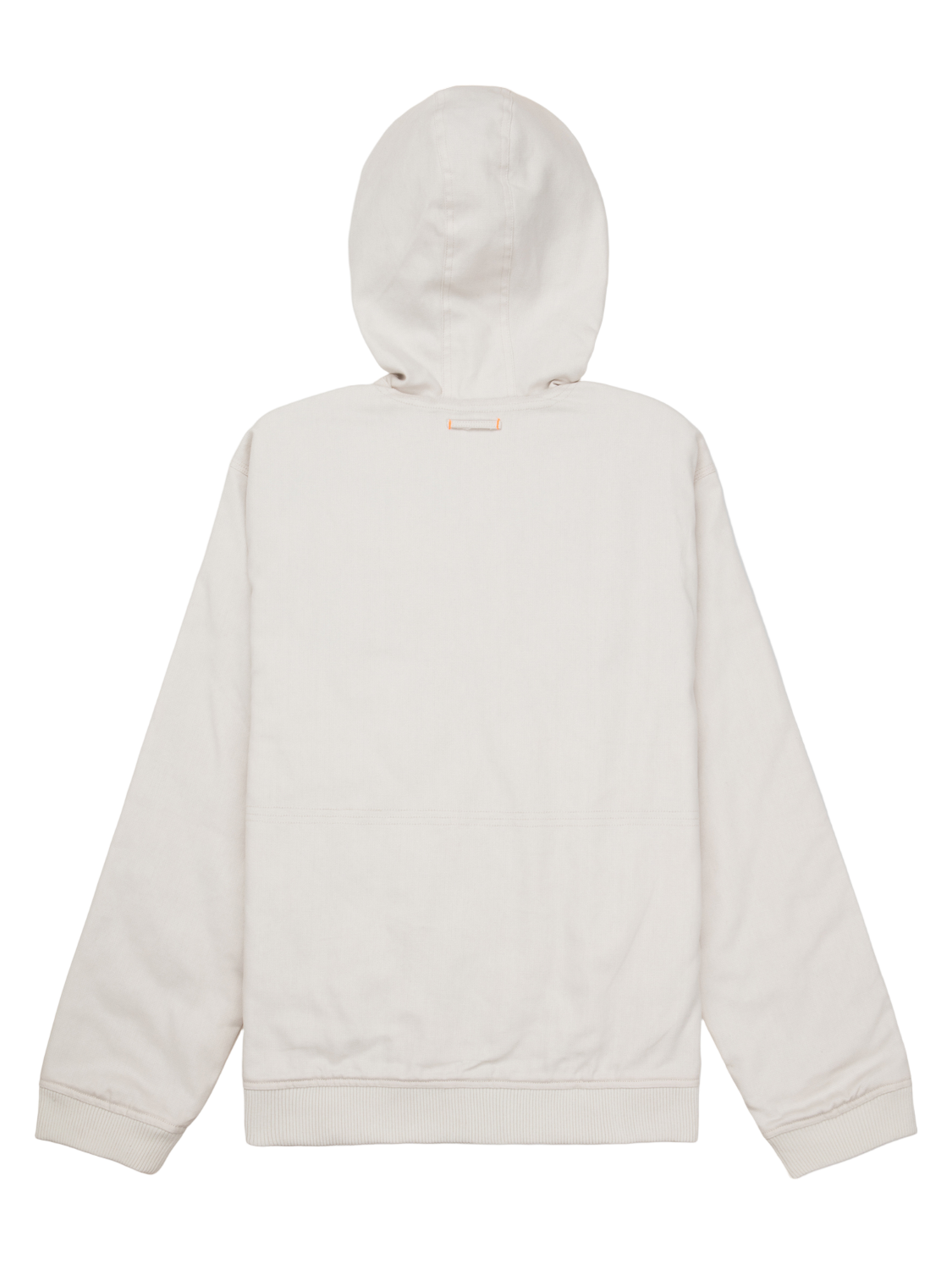 Beige hoodie on a white background