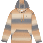 Hoodie with striped pattern on a white background