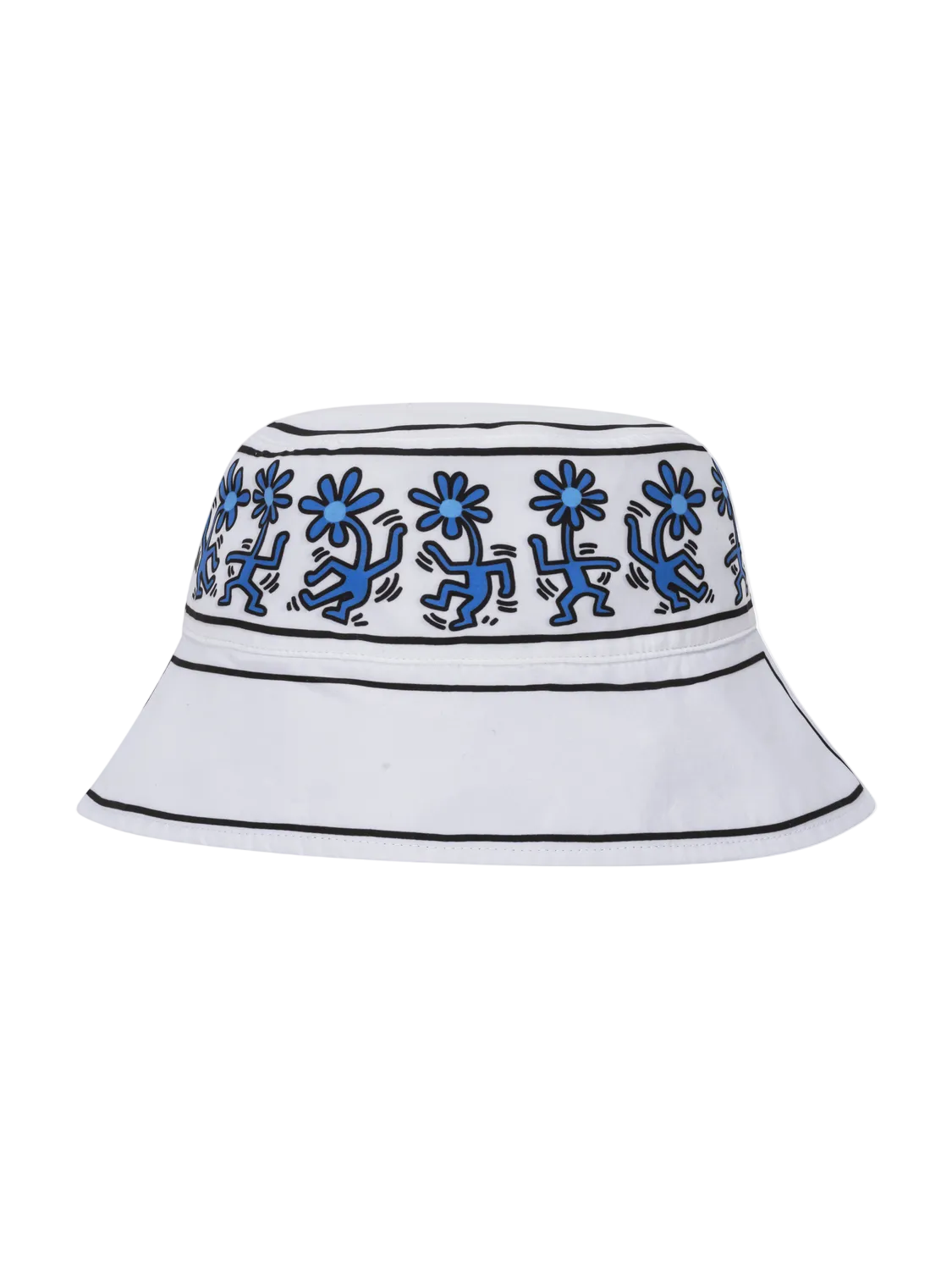 Hurley x Keith Haring Dancing Daisies Reversible Bucket Hat