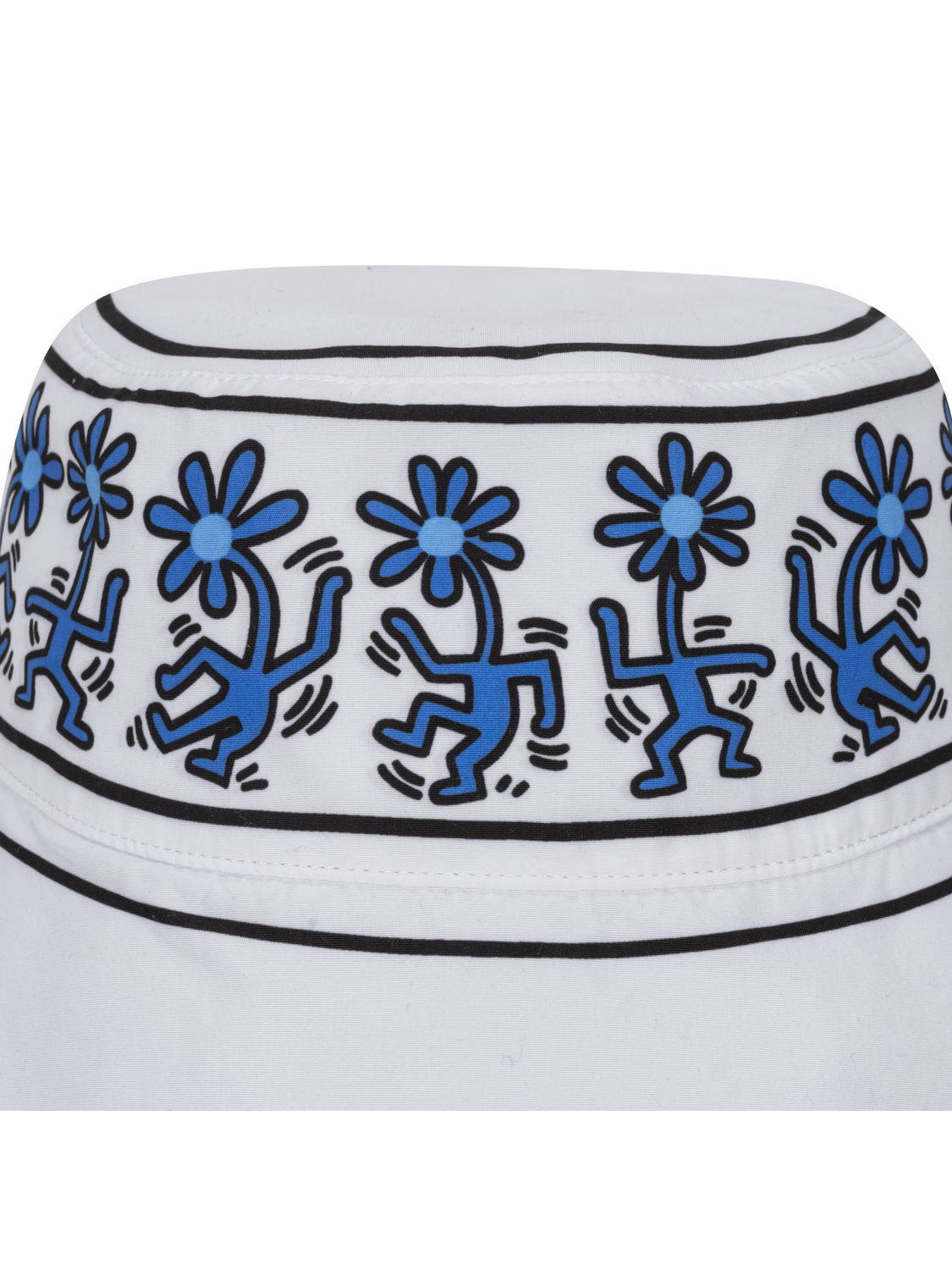 Hurley x Keith Haring Dancing Daisies Reversible Bucket Hat
