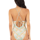 Vacay Plaid Soft Cup Moderate One Piece