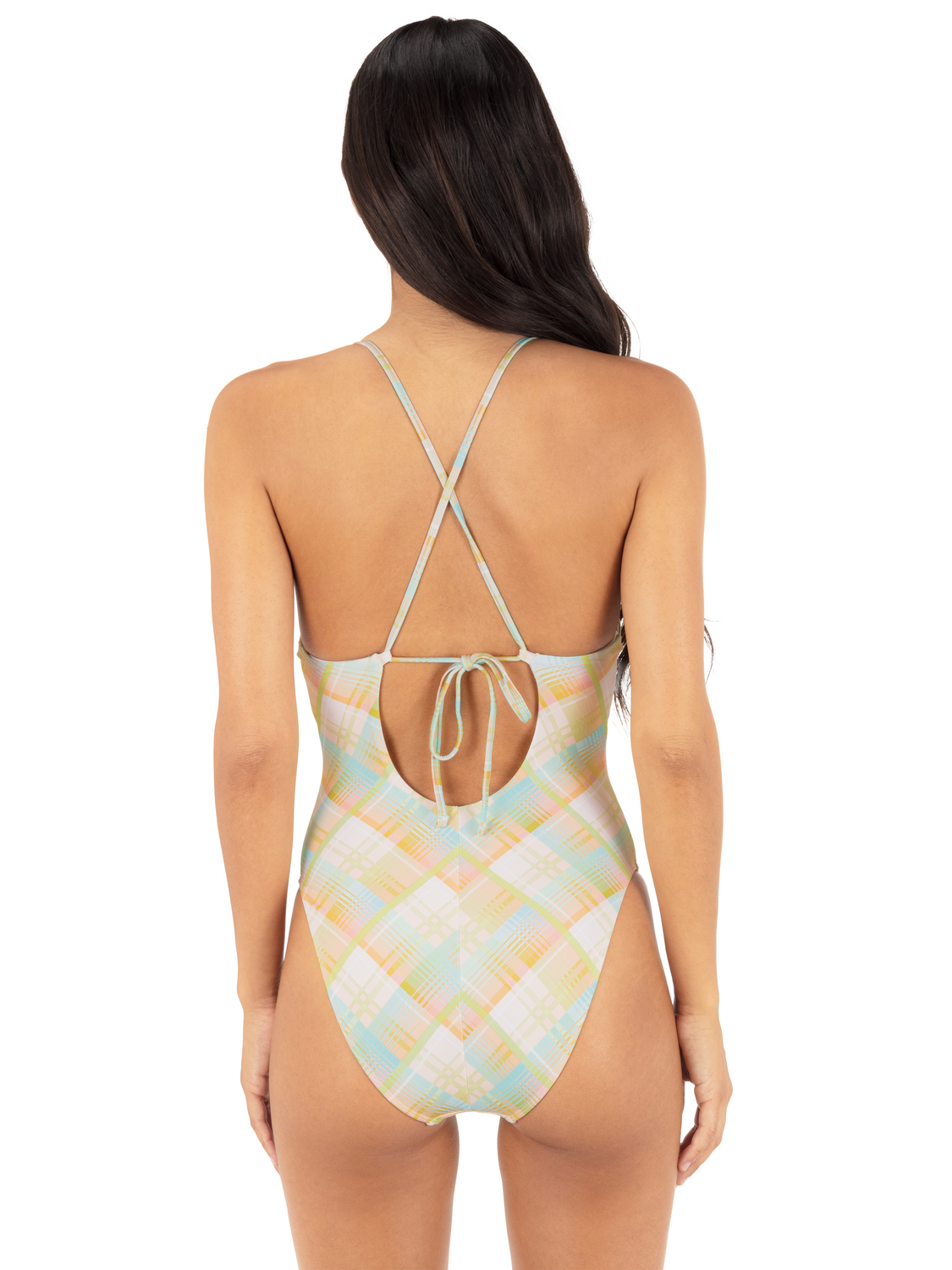 Vacay Plaid Soft Cup Moderate One Piece