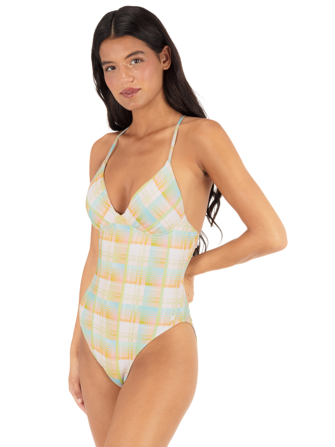 Vacay Plaid Soft Cup Moderate One Piece