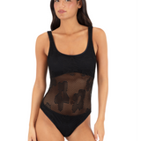 Daisy Mesh Moderate One Piece