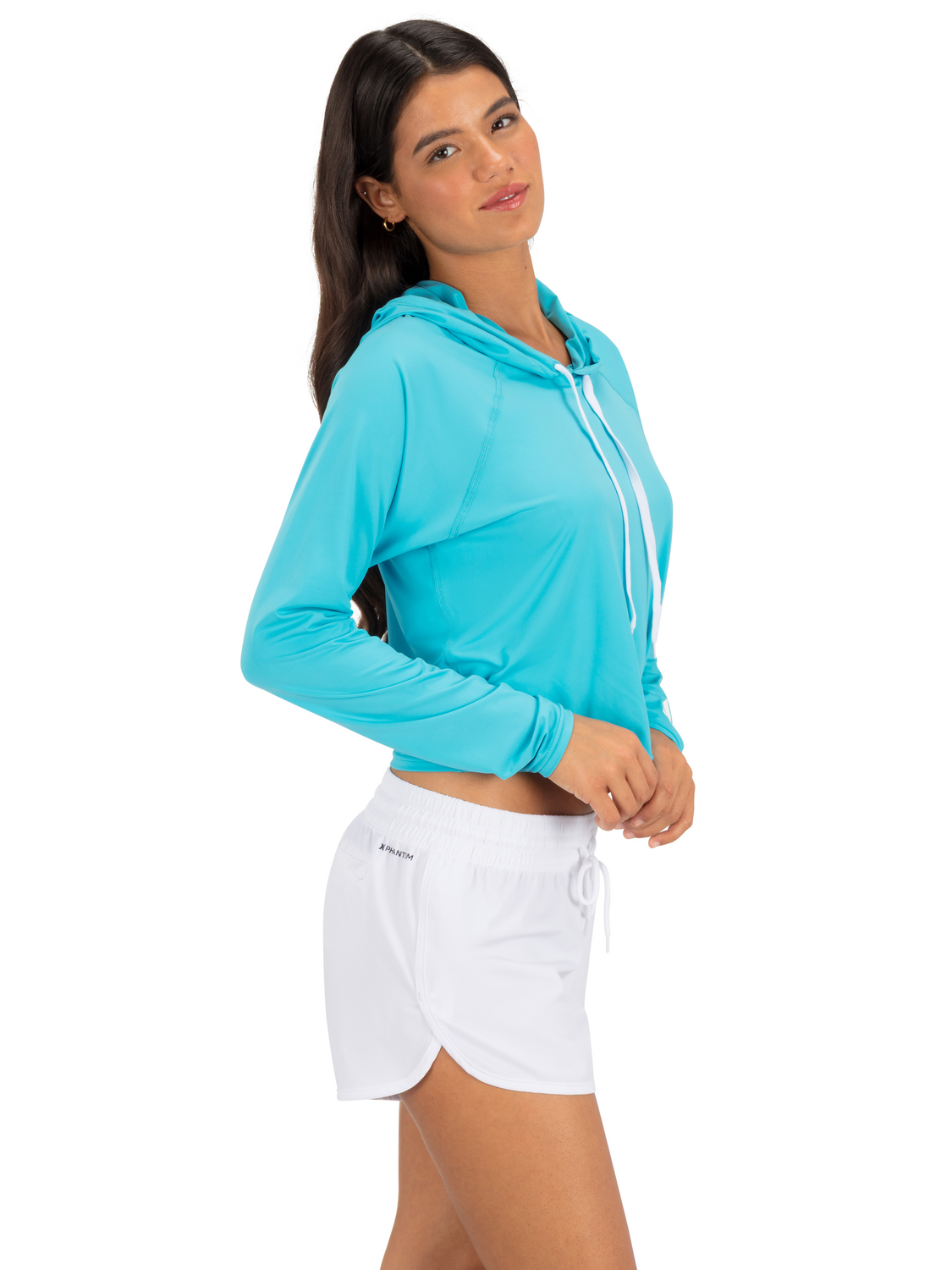 One & Only Solid Long Sleeve Hooded Rashguard