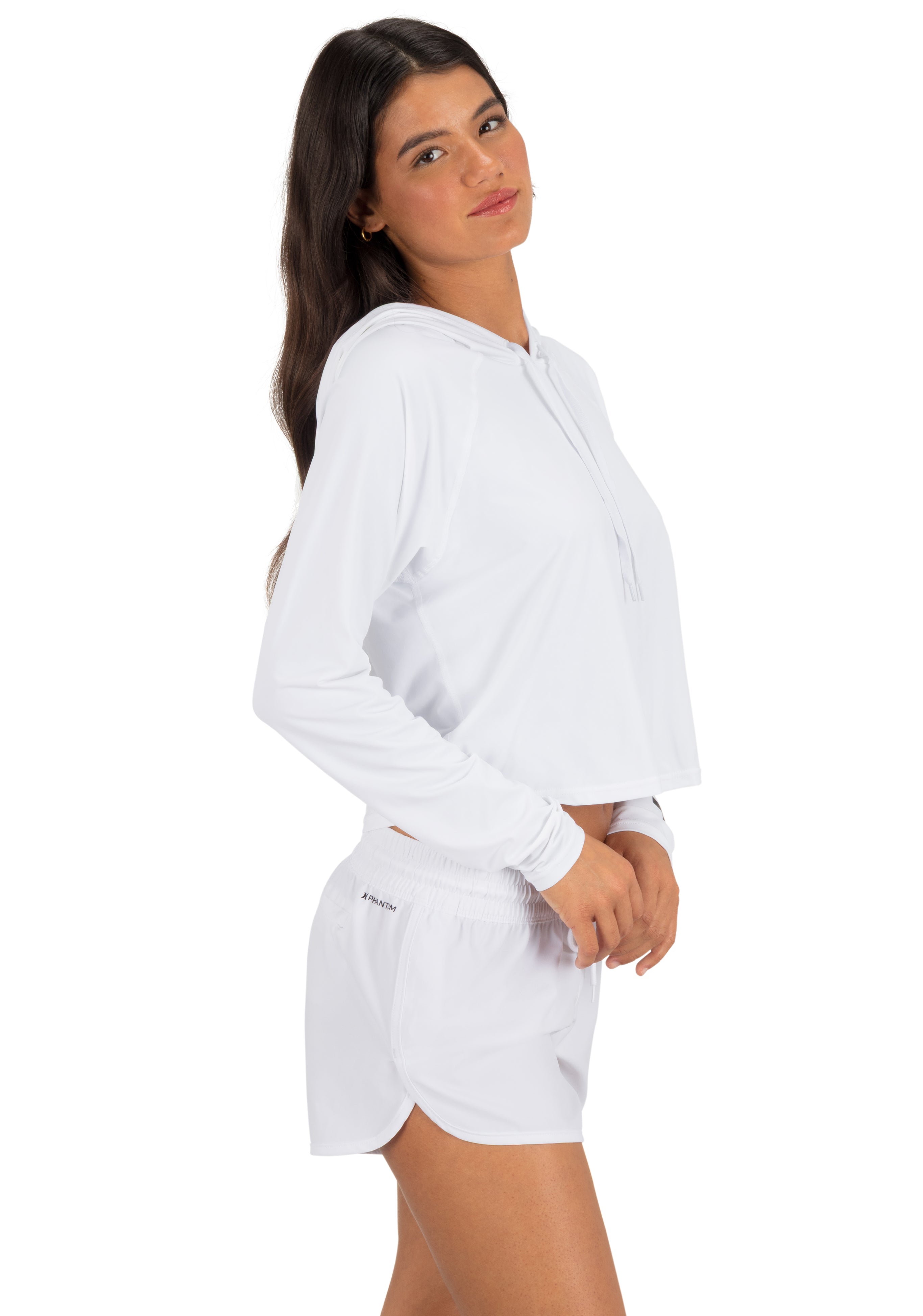 One & Only Solid Long Sleeve Hooded Rashguard