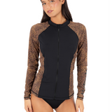 Soft Spot Long Sleeve Front Zip Rashguard