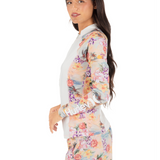 Scenic Sunset Long Sleeve Front Zip Rashguard