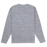 Gray long-sleeve shirt on a white background