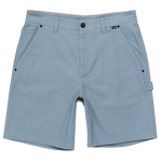 Light blue shorts on a white background