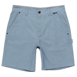 Light blue shorts on a white background
