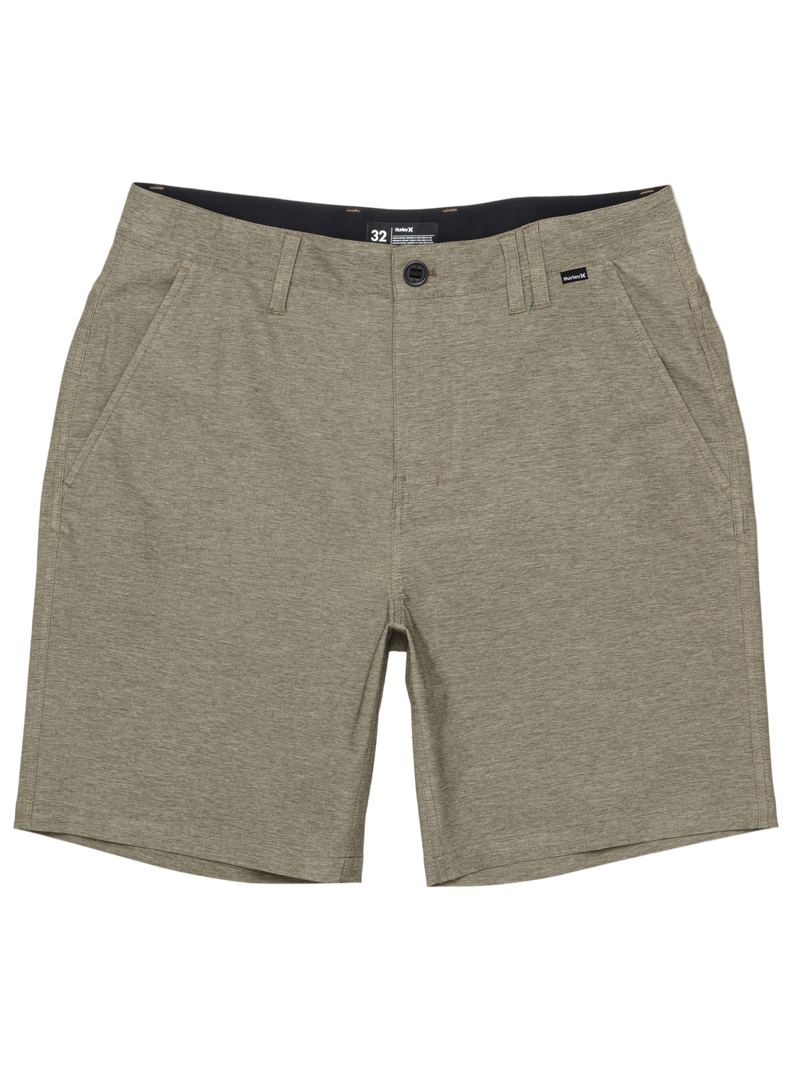 Brown shorts on a white background