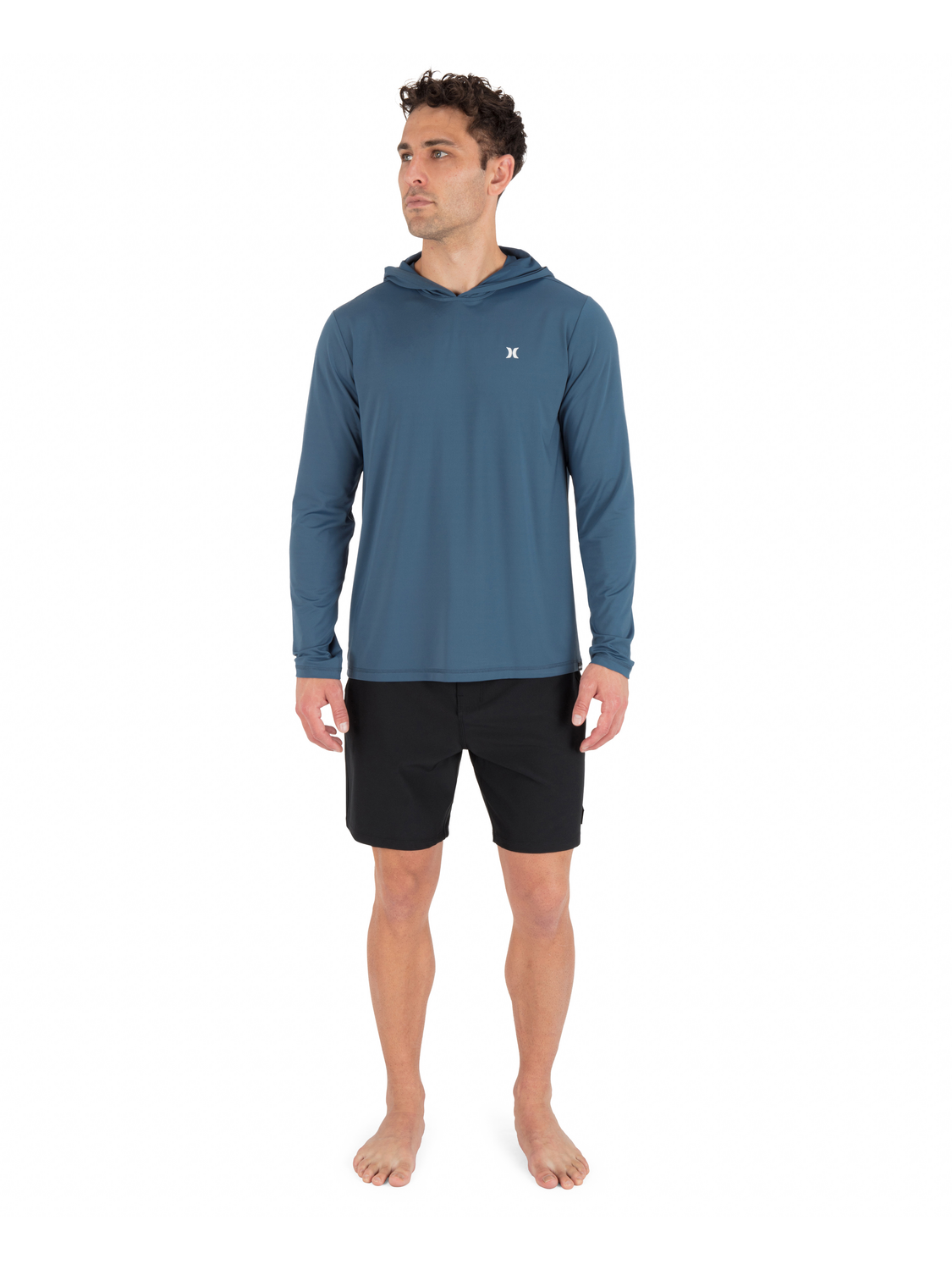 Hybrid Hooded UPF Long Sleeve
