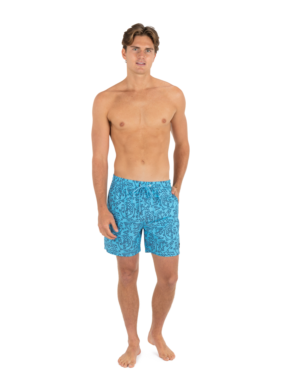 Hurley x Keith Haring Cannonball 17" Volley Short