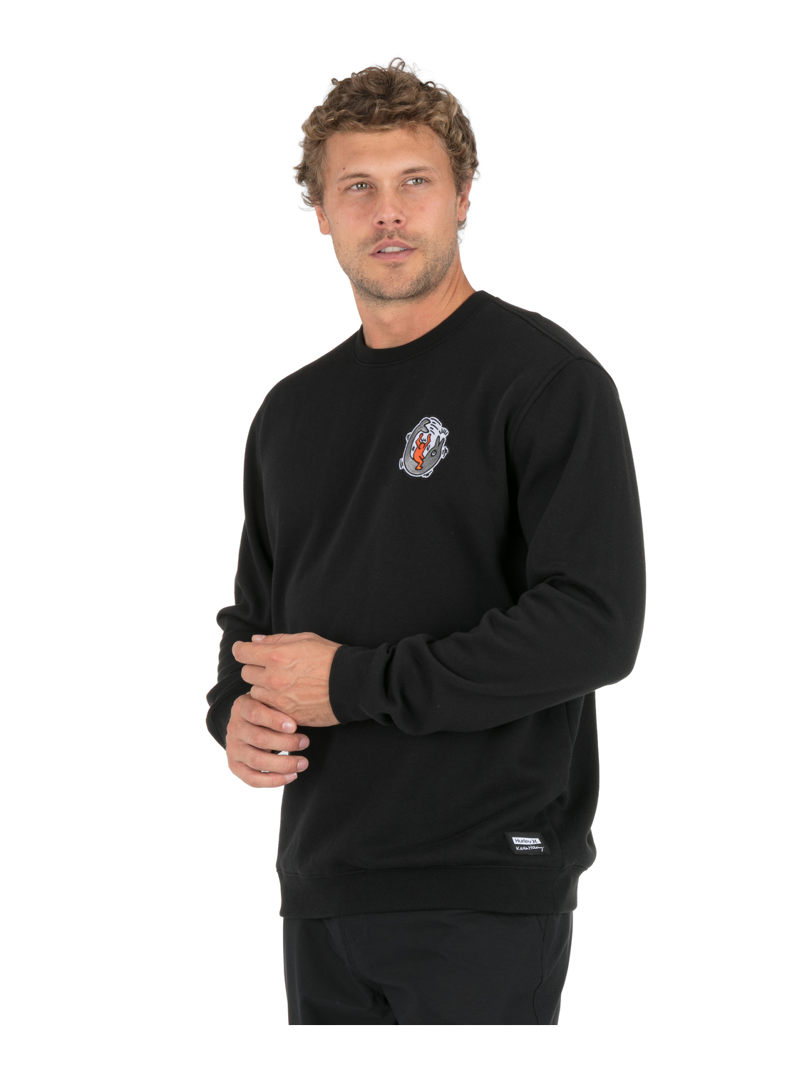 Hurley x Keith Haring Dolphin Ride Crewneck Sweatshirt