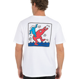 Hurley x Keith Haring Dolphin Ride Short Sleeve Graphic Tee