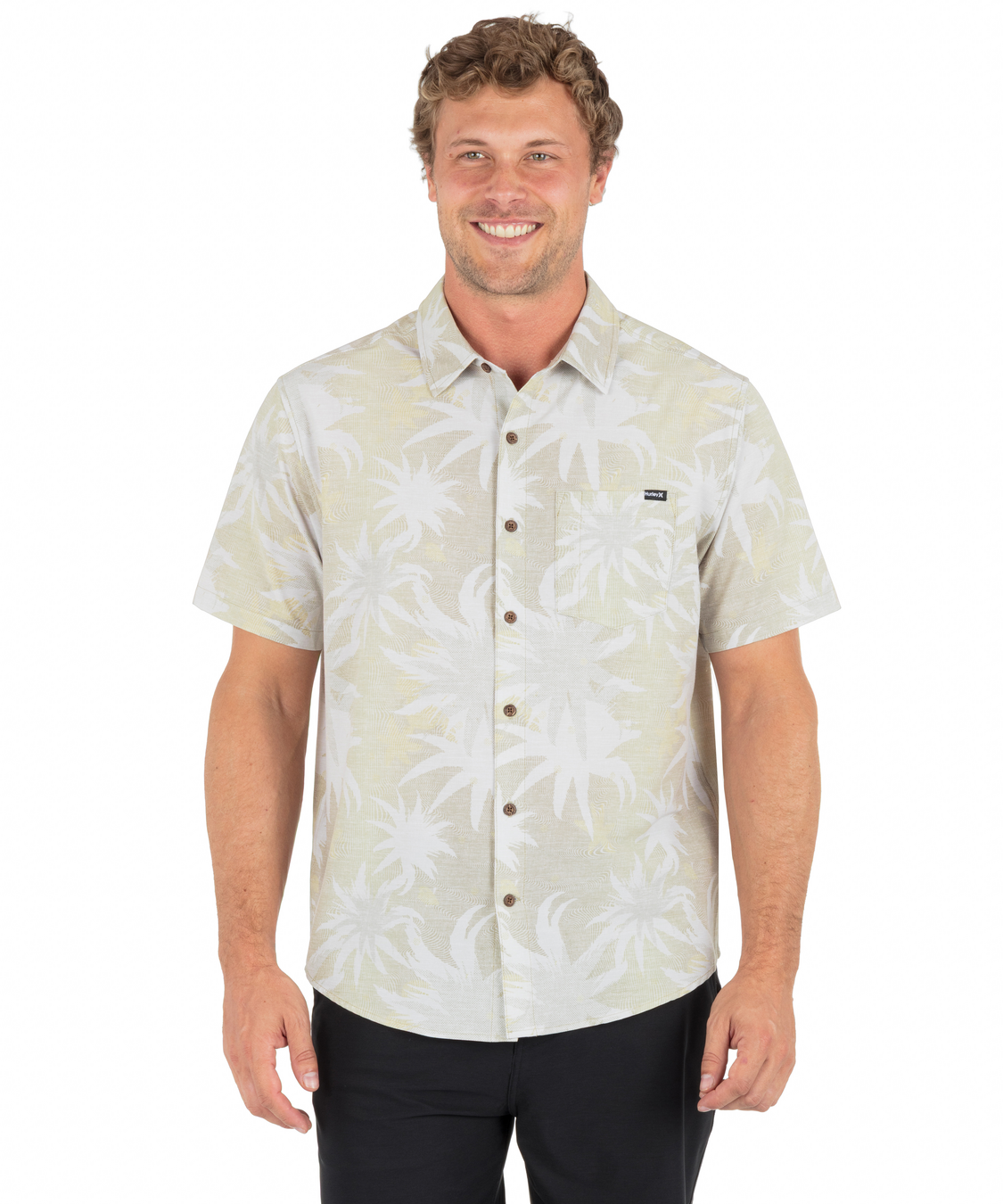 hurley dress shirt Men's Casual Button Down Shirts Hurley