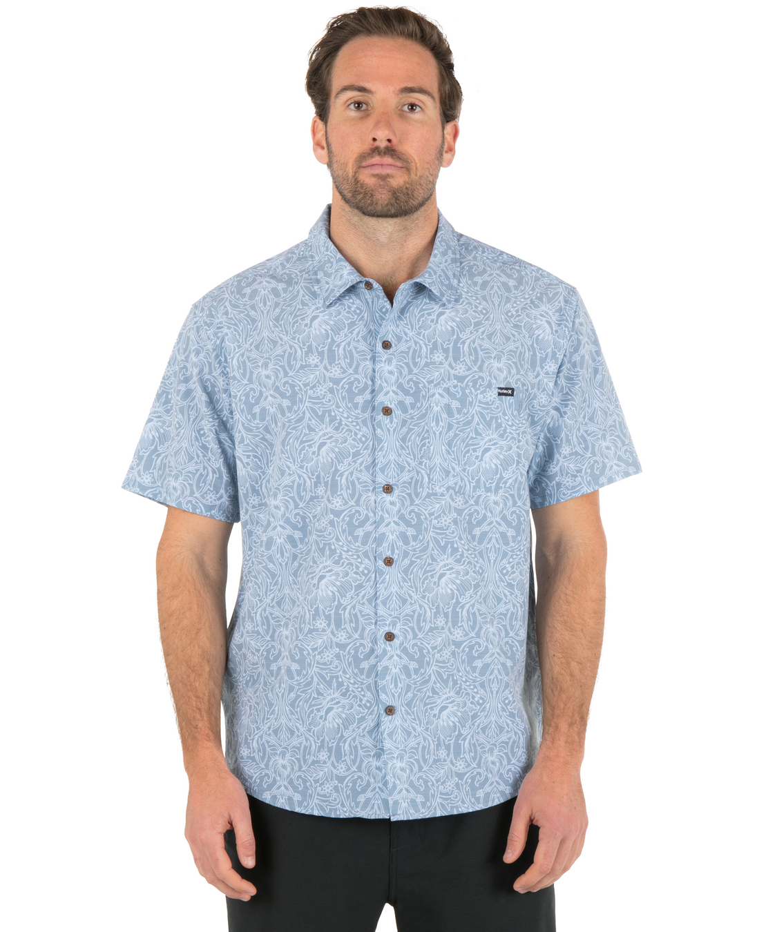 hurley dress shirts Men's Casual Button Down Shirts Hurley