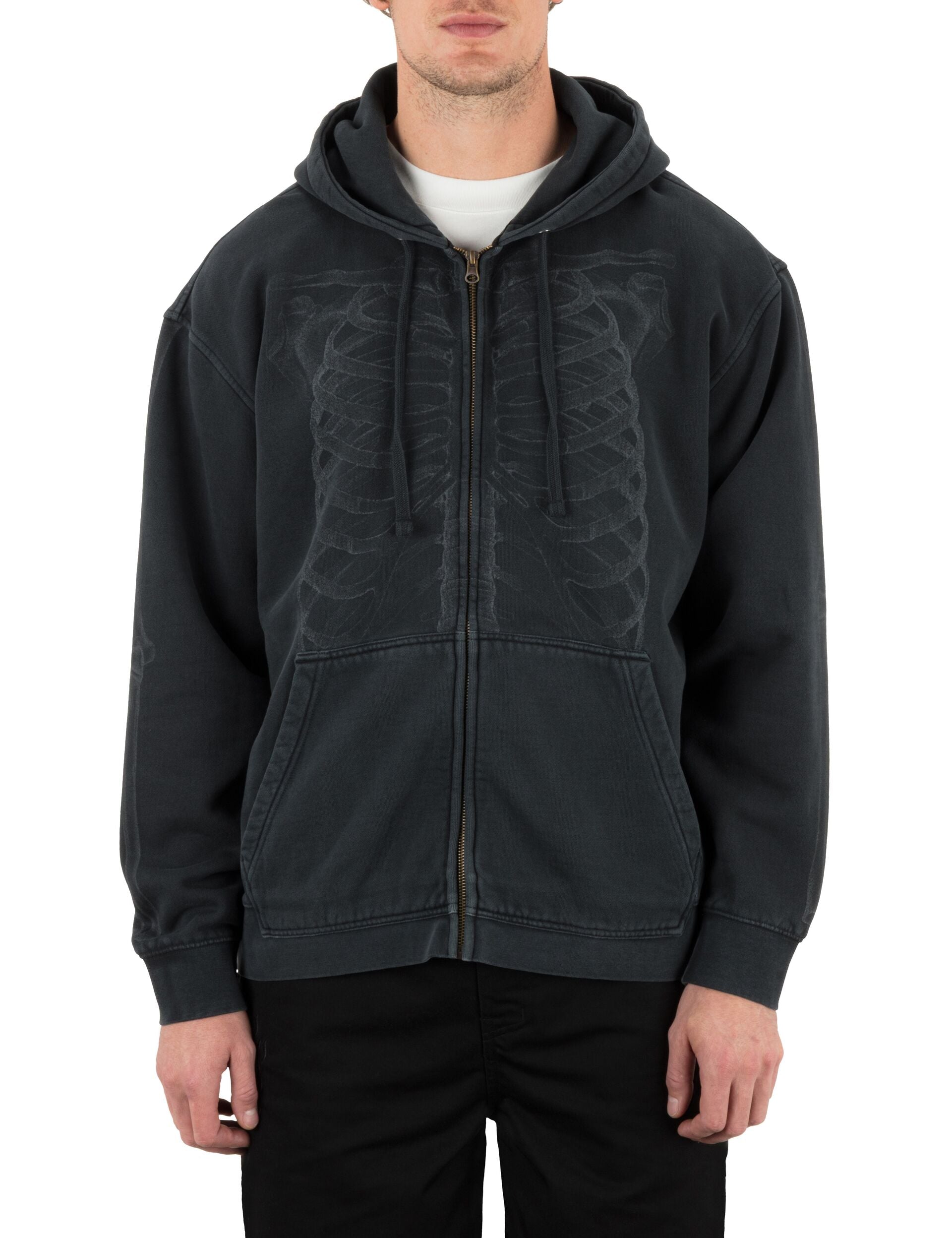 Hurley x Travis Barker Bones Zip Hoodie