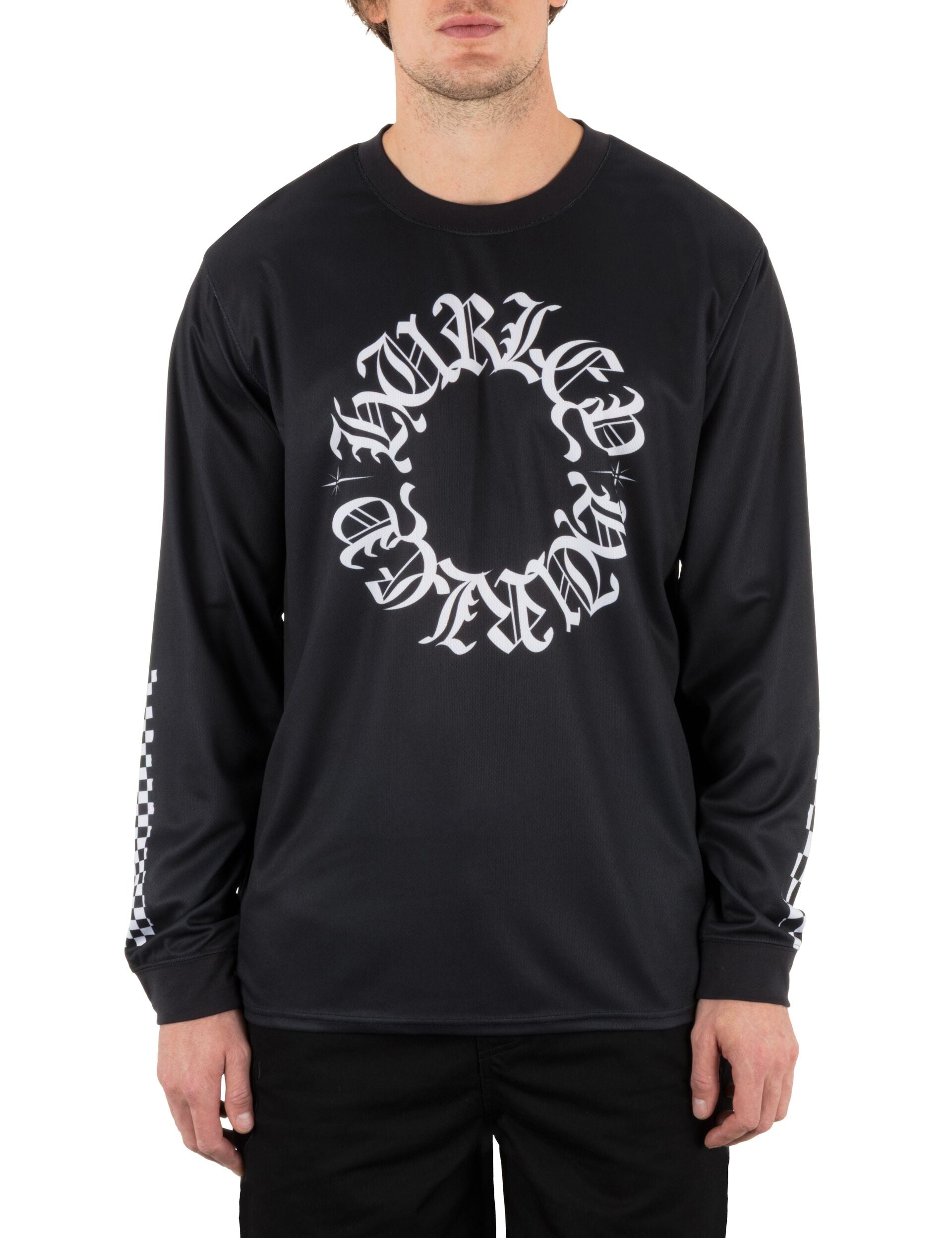 Hurley x Travis Barker Check Out Long Sleeve Jersey