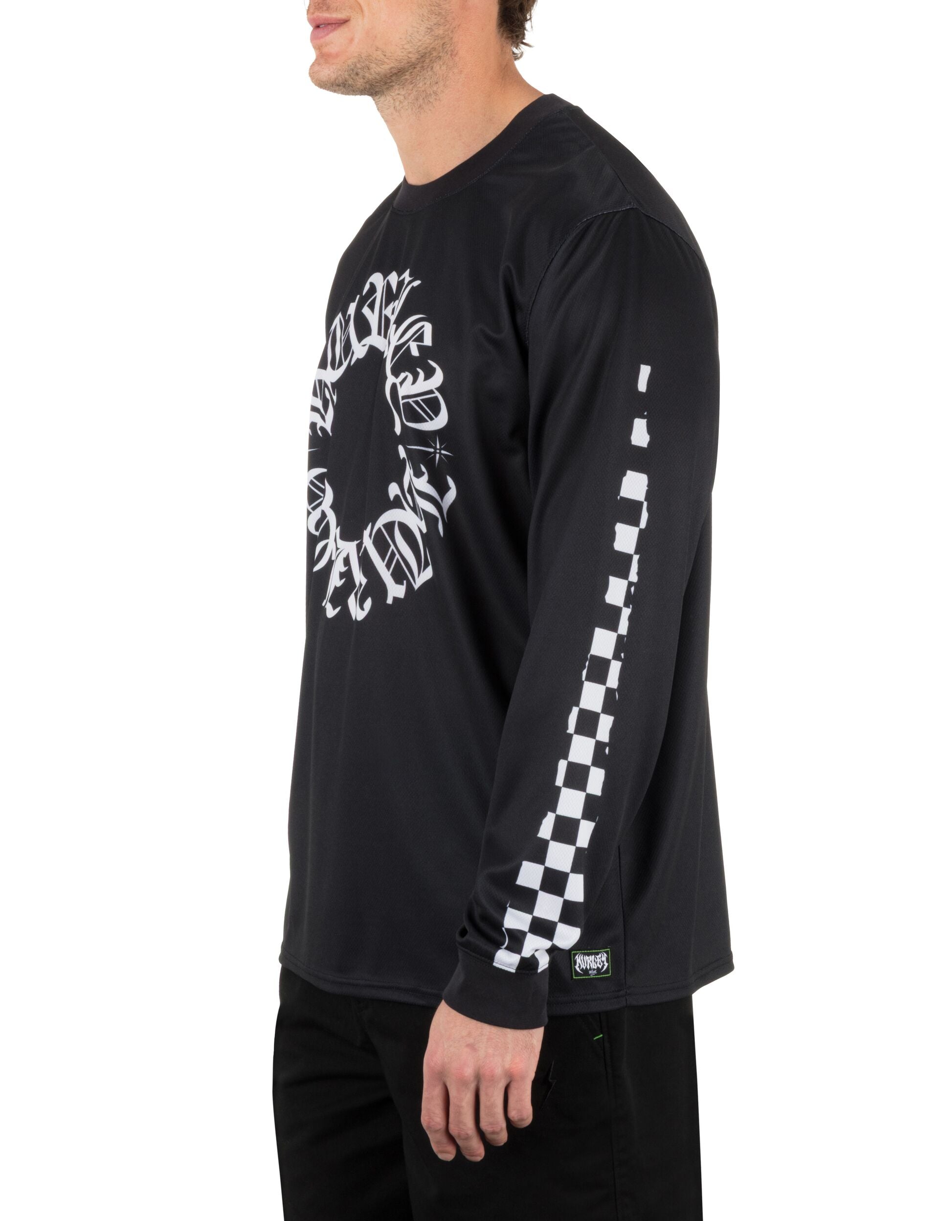 Hurley x Travis Barker Check Out Long Sleeve Jersey
