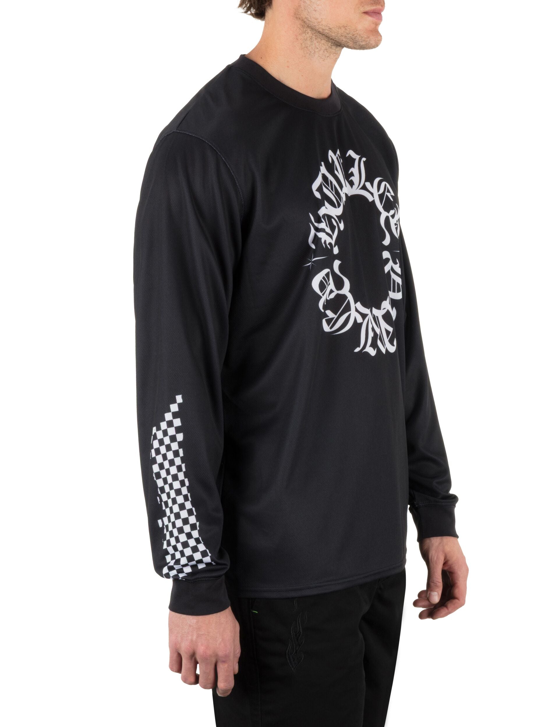 Hurley x Travis Barker Check Out Long Sleeve Jersey