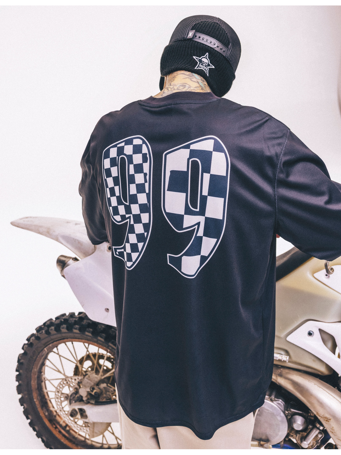 Hurley x Travis Barker Check Out Long Sleeve Jersey
