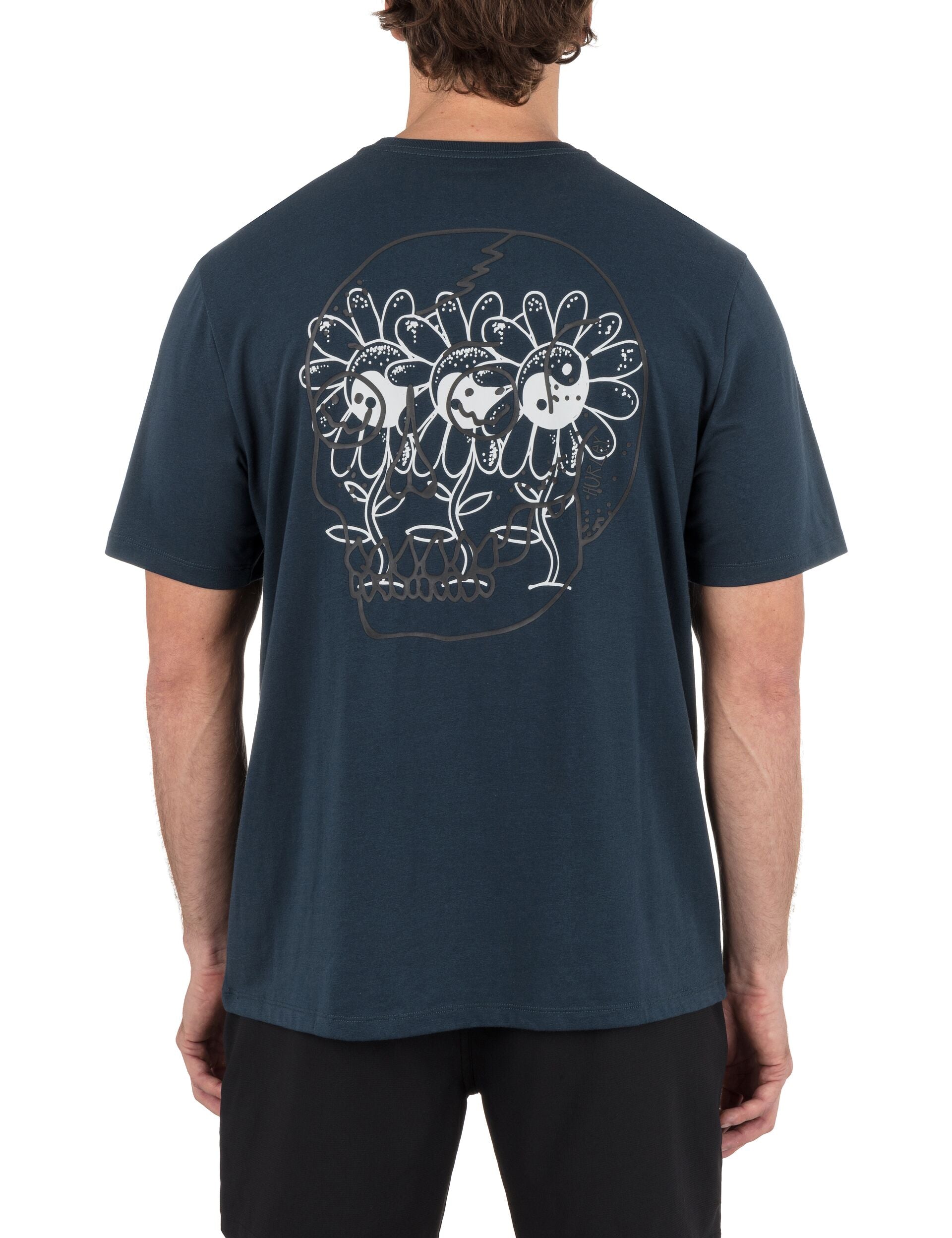 H2O Dri Skulls and Flowers Short Sleeve