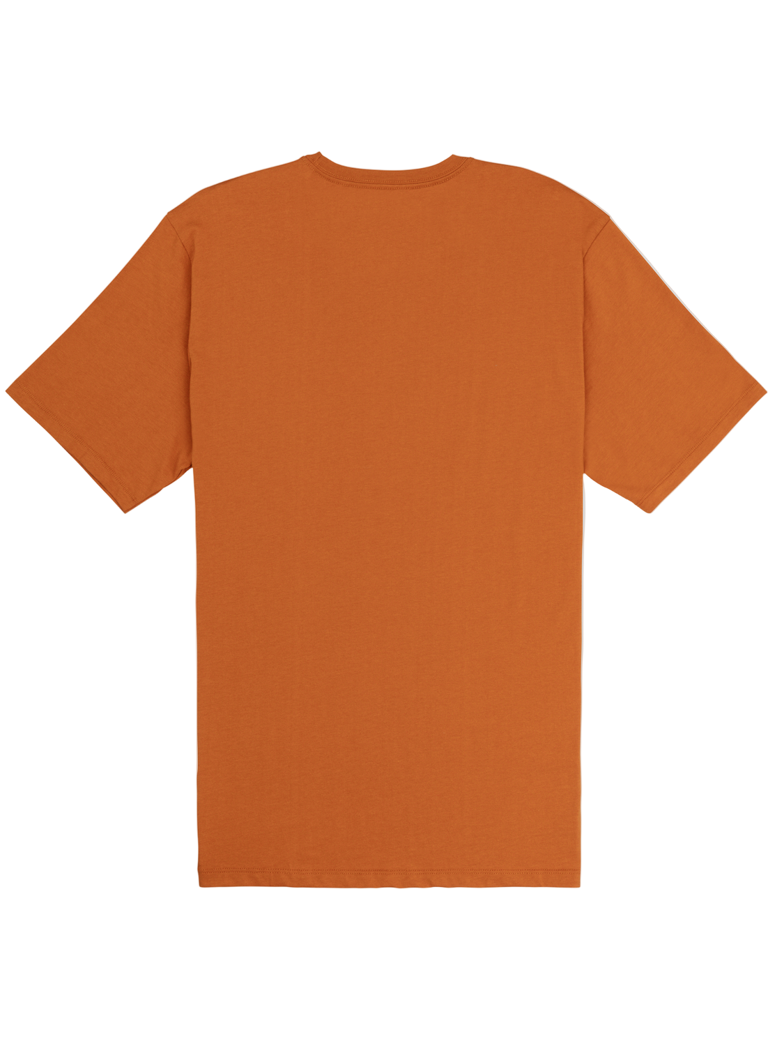 Orange t-shirt on a white background