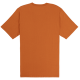 Orange t-shirt on a white background