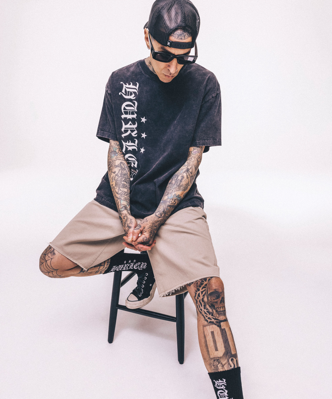 Hurley x Travis Barker Blink Ringer Short Sleeve Tee