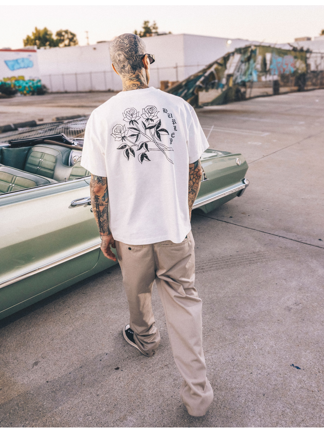 Hurley x Travis Barker Old Rose Short Sleeve Tee