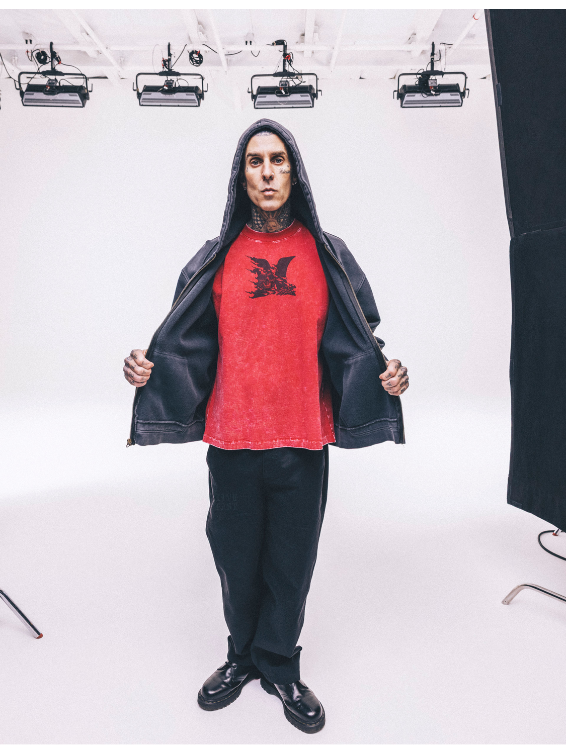 Hurley x Travis Barker Face Death Short Sleeve