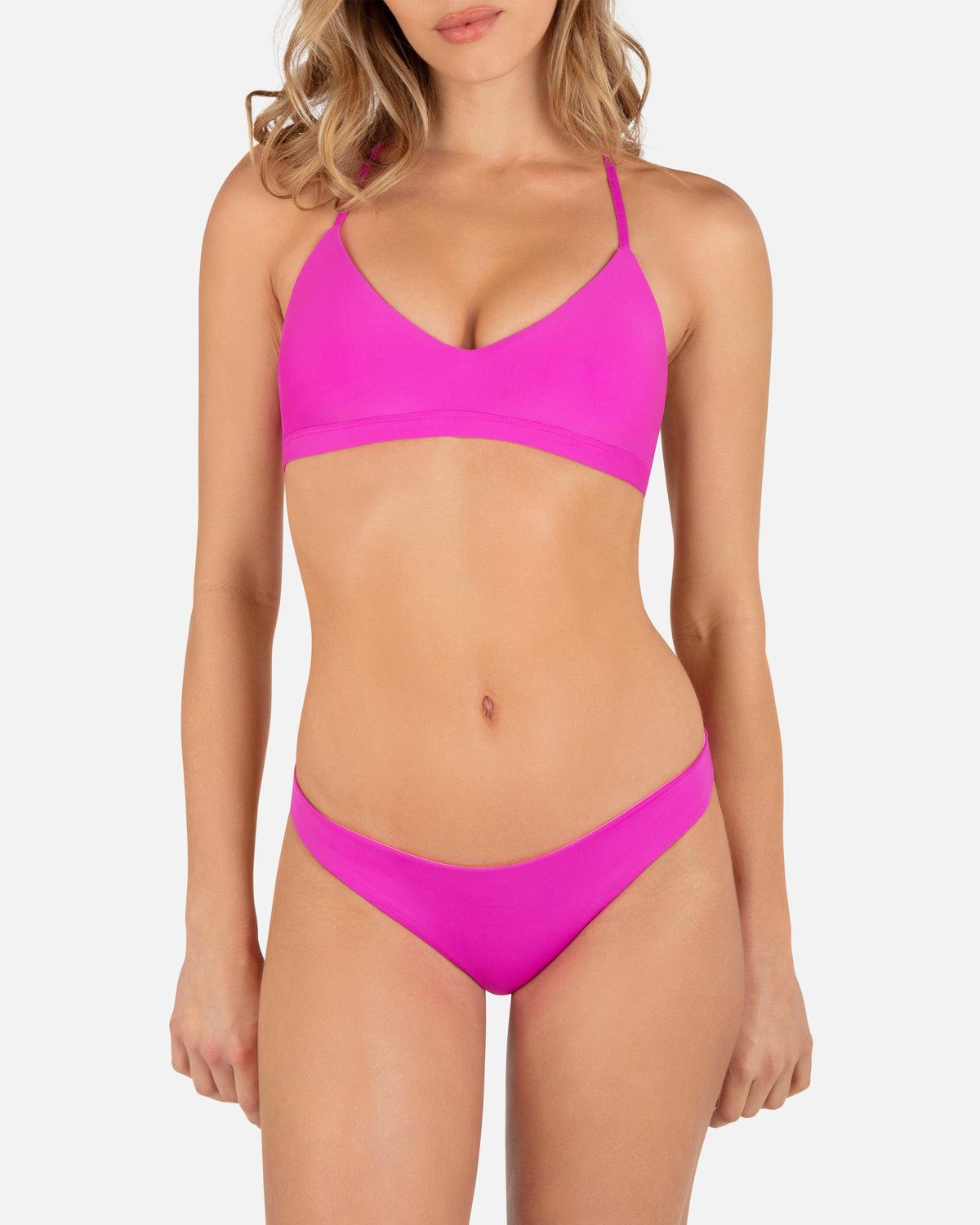 Hurley Women's Bikini Underwear (5-Pack), Blue/Pink/Tie Dye, 4