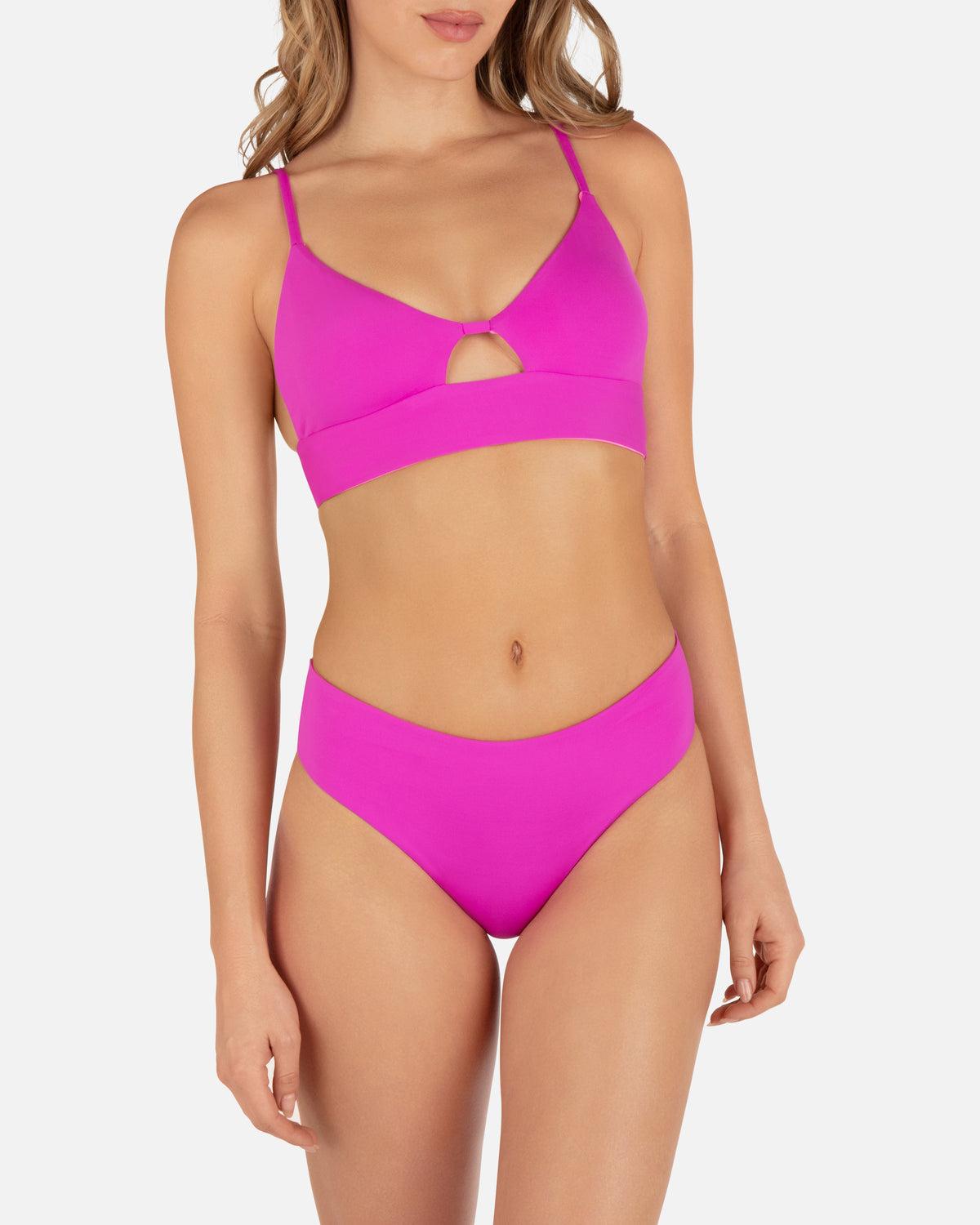 Sexy Neons Cut-out Bralette Bikini Top