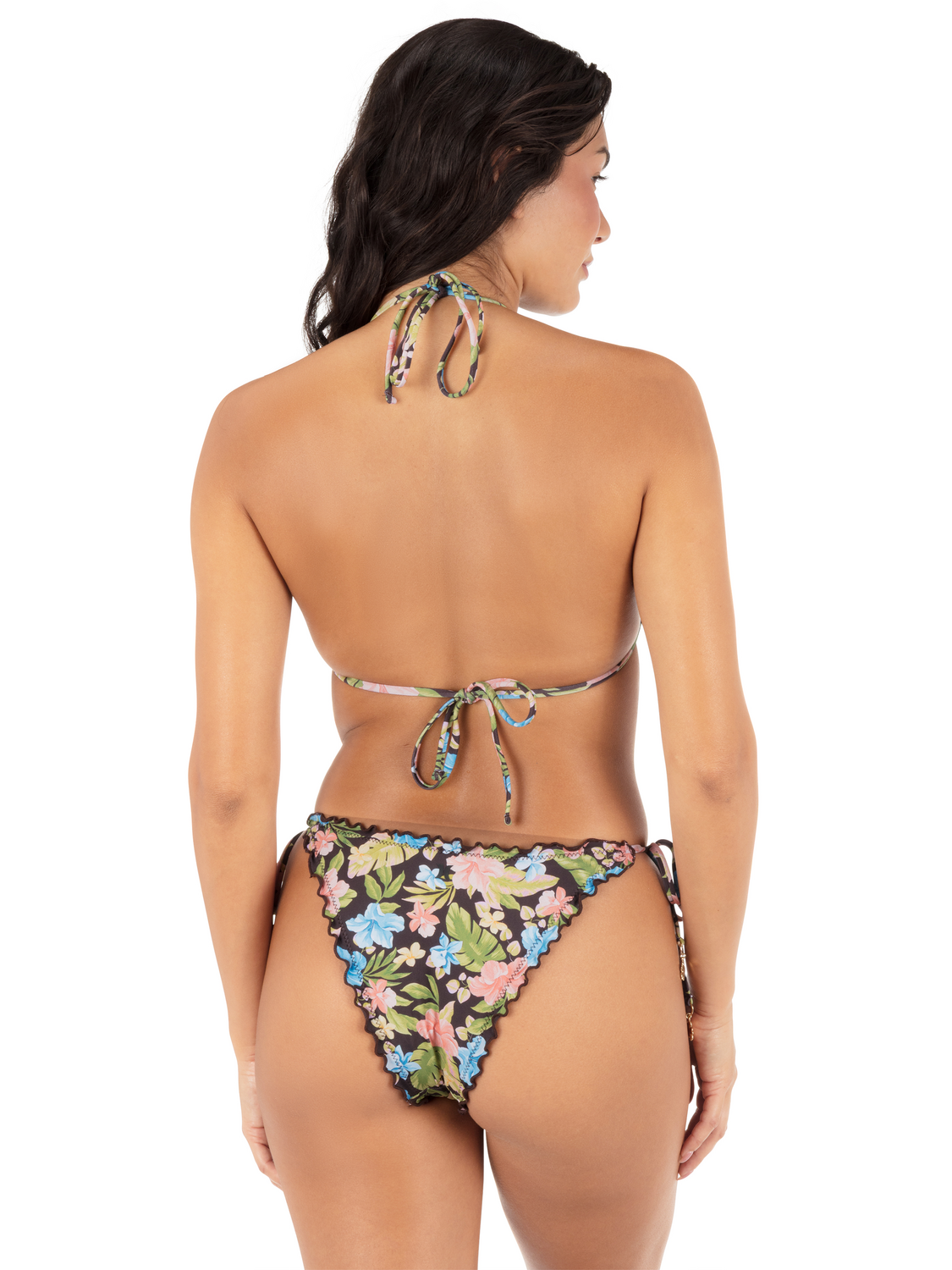 Miami Garden Triangle Tie Top