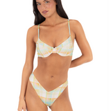 Vacay Plaid Underwire Top