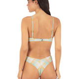 Vacay Plaid Underwire Top
