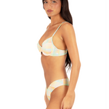 Vacay Plaid Underwire Top