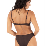 Wide Rib Solid Underwire Top