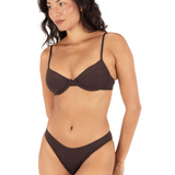 Wide Rib Solid Underwire Top