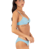 Wide Rib Solid Underwire Top