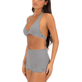 Max Poptic Stripe Soft Cup Halter Top