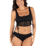 Daisy Mesh Max Scoop Top