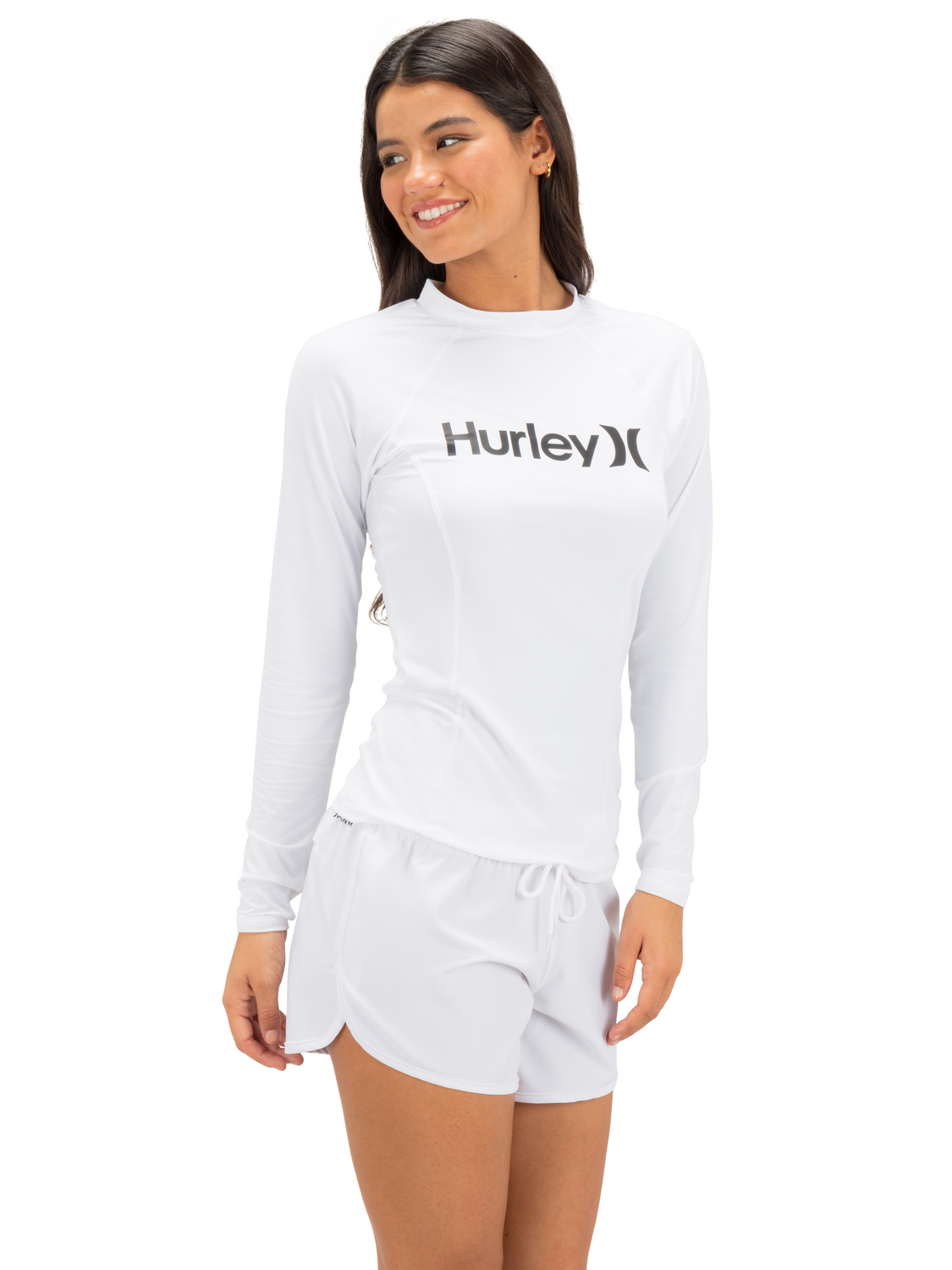 One & Only Solid Mock Neck Long Sleeve Rashguard